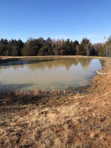 erosion control by building a pond